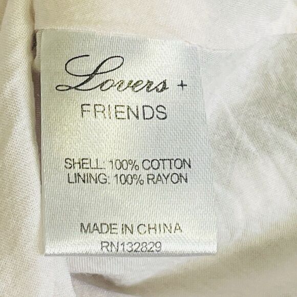 Lovers + Friends Get Lost Gingham Off Shoulder Mini Picnic Dress Womens Medium - Picture 8 of 16